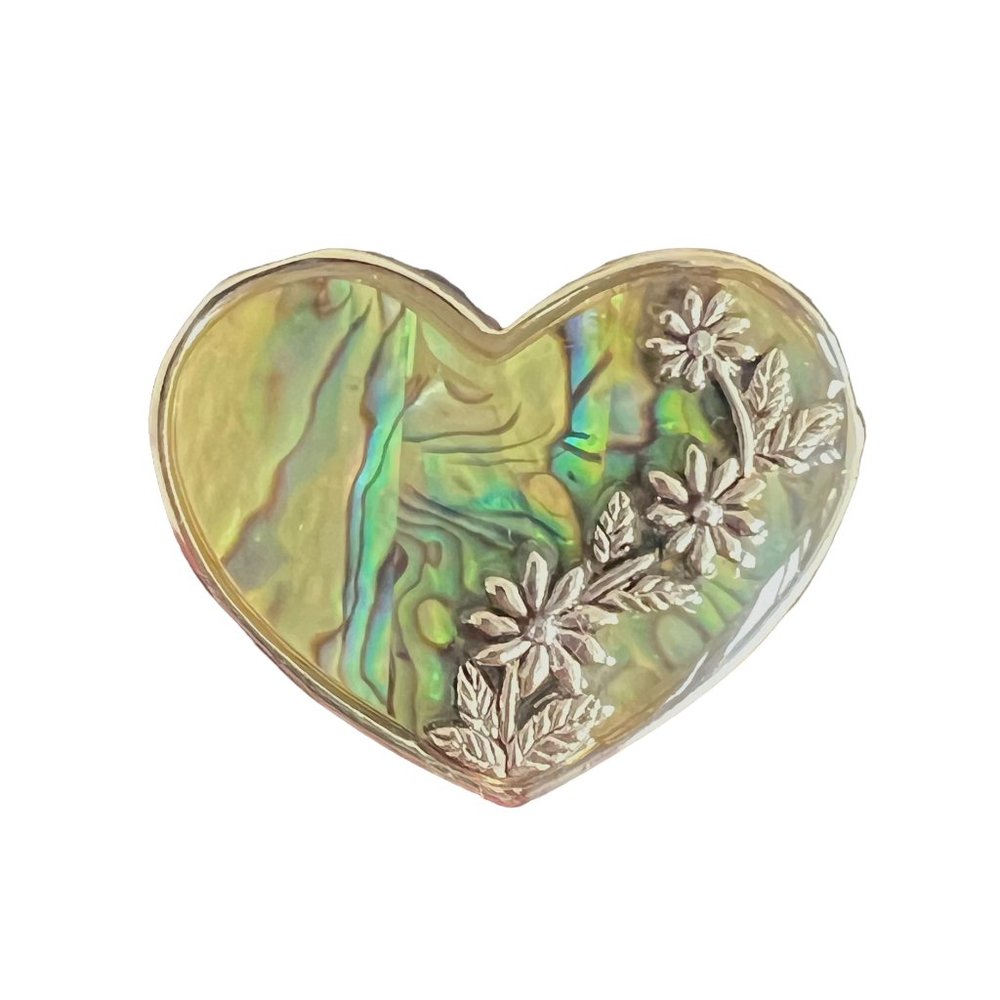 Heart Brooch, Costume Jewelry